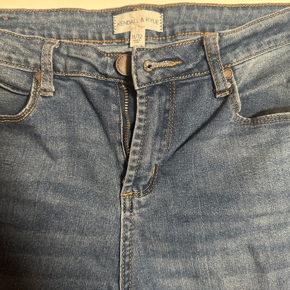 Kendall & Kylie Blue Skinny Pants Medium Wash